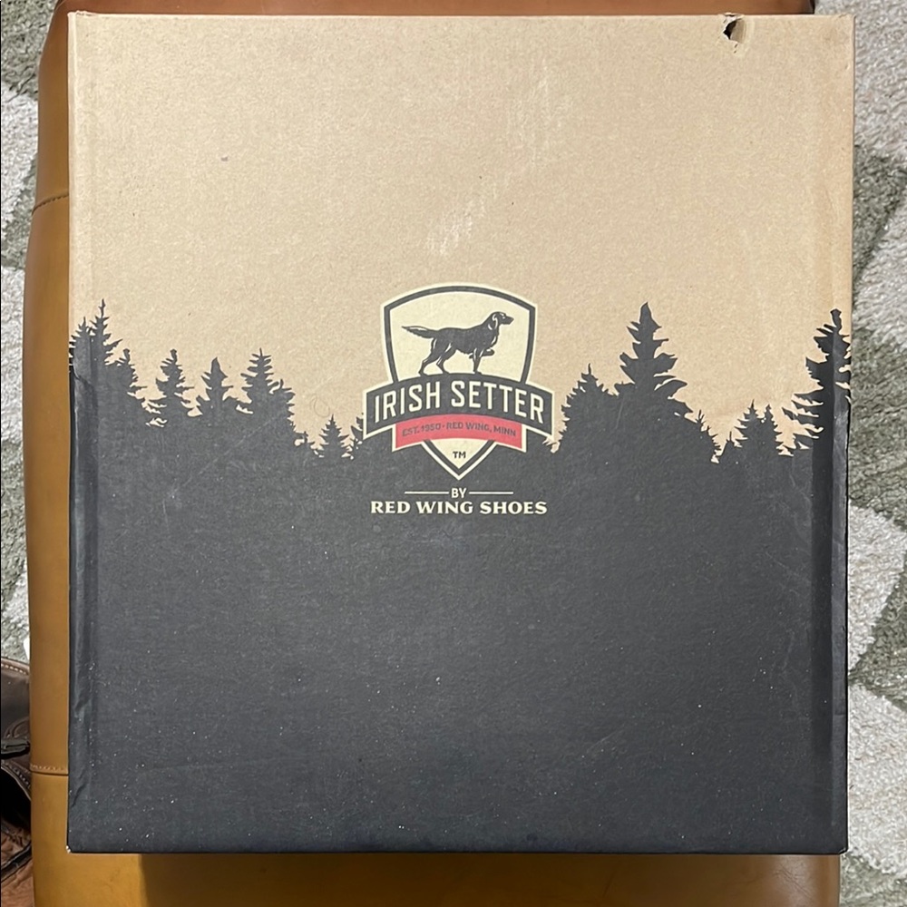 Red Wing Shoes Irish Setter Box in Black and Tan - Picture 2 of 8